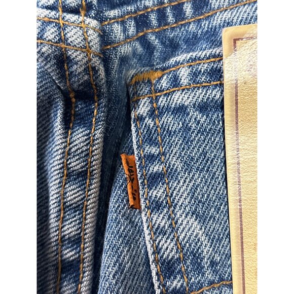 Levis 950 Orange Tab Relaxed Fit Tapered Leg Jeans 7 Jr M Made In USA Denim New - Picture 4 of 5